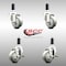 Service Caster 3 Inch 316SS Gray Poly Swivel 1 Inch Expanding Stem Caster Brake SCC, 2PK SCC-SS316EX20S314-PPUB-2-TLB-2-1 - alternate 6